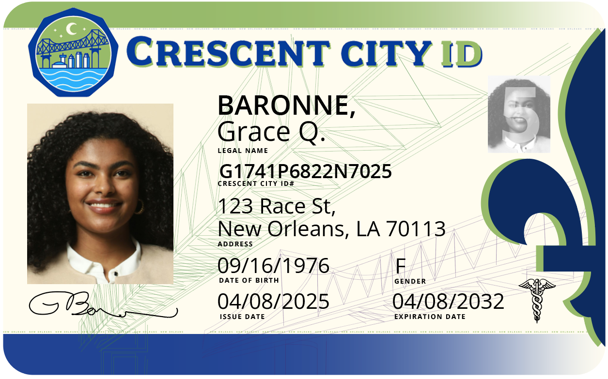 Crescent City ID card